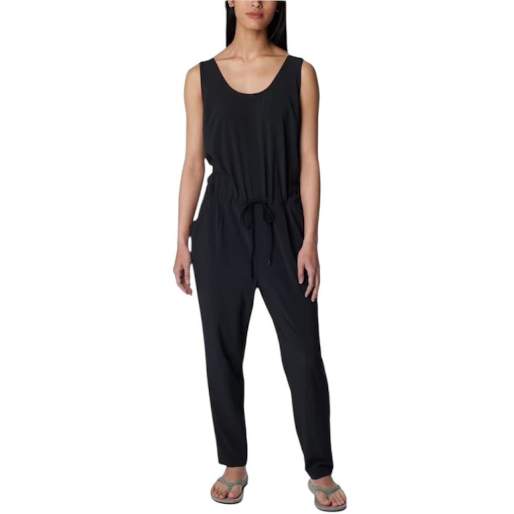 NWT Columbia Anytime Black Tank Jumpsuit Size XL